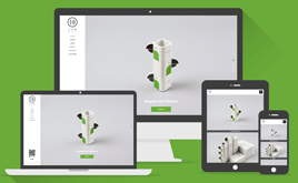 織夢模板-HTML5簡約藝術包裝設計類公司網站織夢模板(響應式模板)