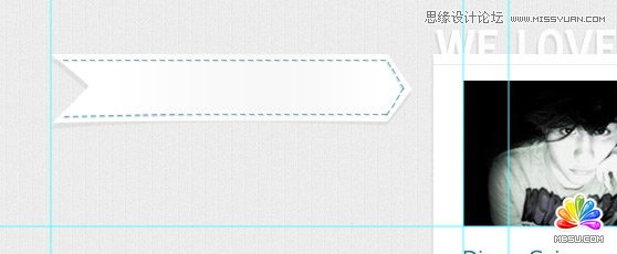 Photoshop設計簡潔大方的網頁界面,破洛洛