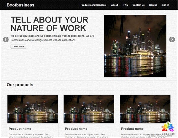 免費的Bootstrap模板 - Bootbusiness