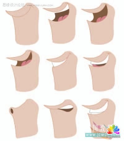 Flash cs3鼠繪教程:交換方法制作嘴型吻合,PS教程,思緣教程網