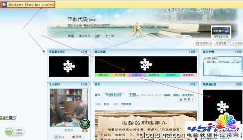 Flash 插件崩潰導(dǎo)致頁面中的flash不顯示