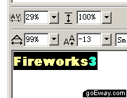 Fireworks制作環(huán)繞文字