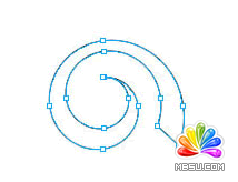 fireworks制作流線字效果